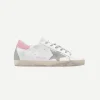 Super-Star Sneakers in Grey and Pink