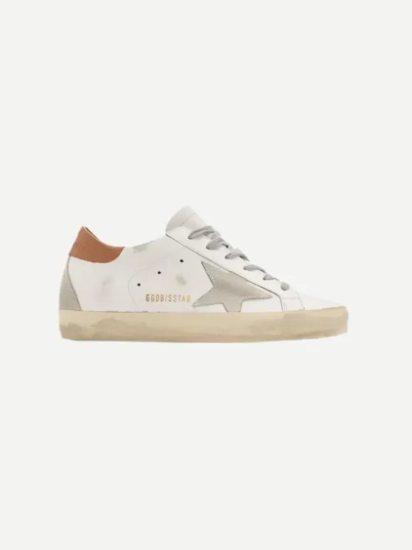 Super-Star Sneakers in Tan Leather