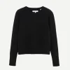 The Cropped Essentials Sweater in Black