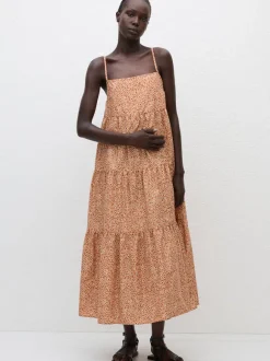 Tiered Sundress in Strawflower