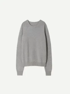 Waldorf Sweater in Light Grey Melange