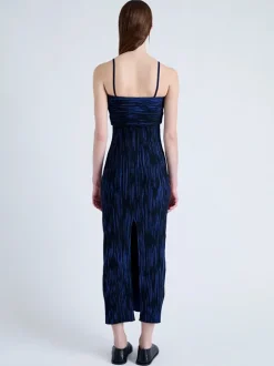 Ward Knit Dress in Navy/Black