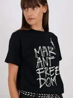 Zoeline Tee Shirt in Black